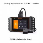 Battery Replacement for FOXWELL i50 PRO Scanner
